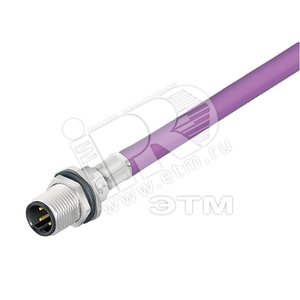 Штекер встраиваемый SAIE-M12S-PB-5.0U HW - Weidmuller
