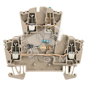 Клемма WDK 2.5 LD/GN 1D 2R 230 - Weidmuller