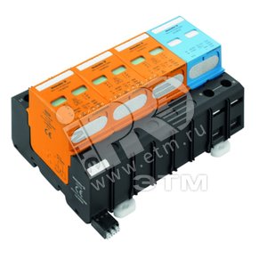 Защита от перенапряжения VPU I 3+1 R 400V/25KA - Weidmuller