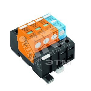 Защита от перенапряжения VPU I 3+1 R 400V/12,5KA - Weidmuller