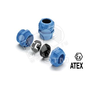 Соединитель кабеля VG M40-EXI BL - Weidmueller