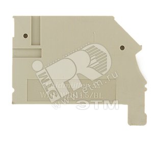 Концевая пластина WAP WDU1.5/BLZ/ZA - Weidmuller