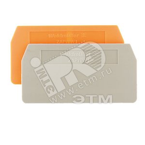 Концевая пластина ZAP/TW 1 OR - Weidmuller
