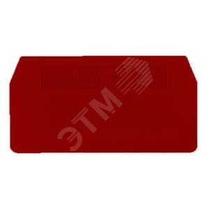 Концевая пластина ZAP/TW 1 RT - Weidmuller
