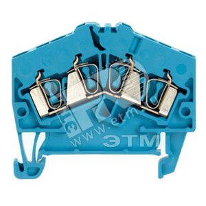 Проходная клемма ZDU 2.5-2/4AN BL - Weidmuller