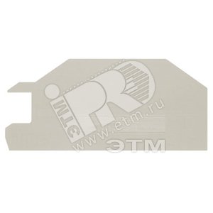 Концевая пластина ZAP ZDU10/16S (1739660000) - Weidmueller