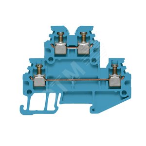 Соединитель электрический Винт  WDK 1.5/R3.5 BL - Weidmuller