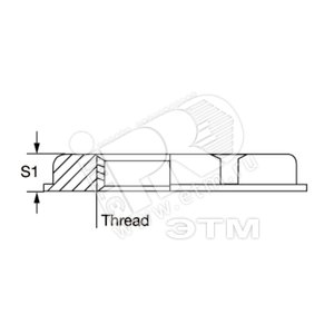Контргайка SKMU M12 - K GR