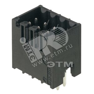 Соединитель штекерный на печатную плату S2L-SMT 3.50/22/180G 3.5SN BK BX