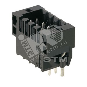 Соединитель штекерный на печатную плату S2L-SMT 3.50/16/180LF 3.5SN BK BX