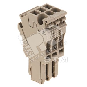 Разъём промышленный ZP 2.5/1AN/QV/3