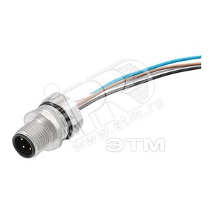 Штекер встраиваемый SAIE-M12S-8-0.5U-FP-M16 - Weidmueller