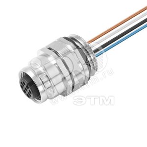 Штекер встраиваемый SAIE-M12B-5-1.5U-FP-M16 - Weidmueller