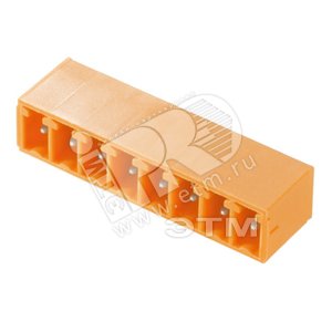 Соединитель штекерный на печатную плату SC 3.81/05/90G 3.2SN GN BX