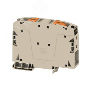 Проходная клемма, PUSH IN, 50 mm?, 1000 V, 150 A, Темно-бежевый A2C 50/70 - Weidmuller