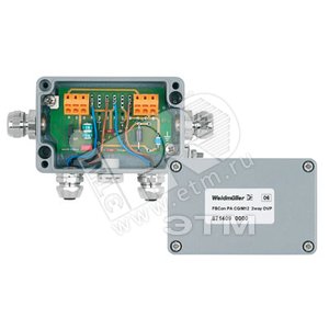 Стандартный концентратор с защитой от перенапряжения FBCon PA CG/M12 2way OVP (8714090000) - Weidmueller