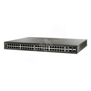 Коммутатор Linksys_Cisco SF 300-48P 48-port 10/100PoE Managed Switch w/Gig Uplinks (SRW248G4P-K9-EU) - Cisco