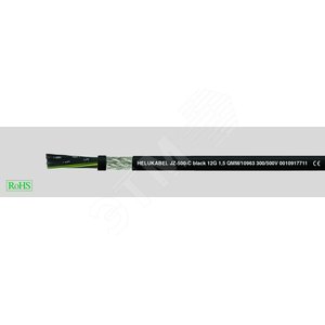 Кабели контрольные JZ-500-C black (12G0.75 qmm) - HELUKABEL