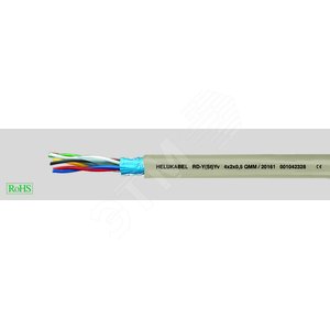 Кабели для телефонии и передачи данных RD-Y(St)Yv (24x2x0.5 qmm) - HELUKABEL
