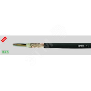 Кабели силовые для стационарной прокладки N2XCH (3x120/70 sm. schwarz) - Хелукабель