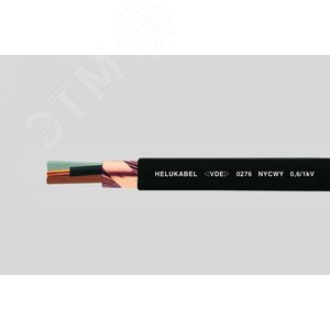 Кабель силовой NYCWY 0.6/1kV (3x10re/10 qmm) - HELUKABEL