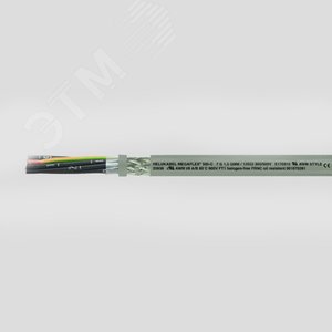 Кабель MEGAFLEX 500 (2x1 qmm, grau (RAL 7001)) - HELUKABEL