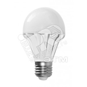Лампа светодиодная LED 9вт E27 белый ( Alfa-9(75)-S-E27 ) (Alfa-9(75)-S-E27) - ЛидерЛайт