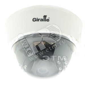 Видеокамера f.3.6 1/4дюйм 1Mpix сетевая минидом 720p ONVIF - Giraffe