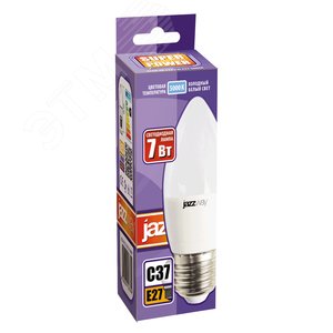 Лампа светодиодная LED 7Вт E27 560Лм 230V/50Hz холодный матовая свеча SP (1027849-2) - фото 2