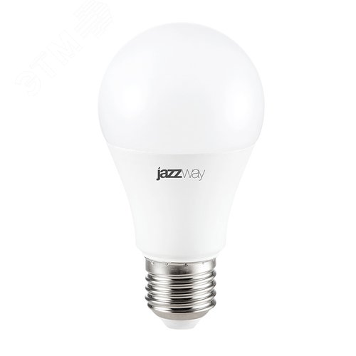 Лампа светодиодная диммируемая LED 12Вт E27 теплый белый матовая груша - Jazzway