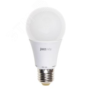 Лампа светодиодная LED 11w E27 холодный матовый груша - Jazzway