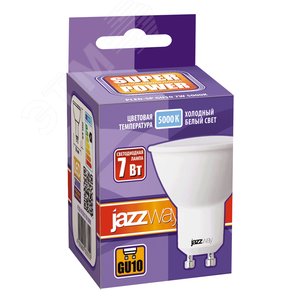 Лампа светодиодная LED 7Вт GU10 230V/50Hz холодный SP - фото 2
