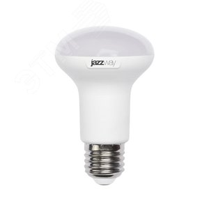 Лампа светодиодная рефлекторная LED 8Вт E27 R63 230/50 холодный - Jazzway