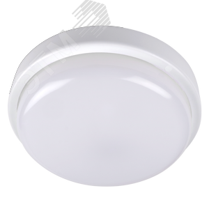 Светильник пылевлагозащищенный PBH-PC2-RA 8W 500Lm 4000K белый AC 230V/50Hz - Jazzway