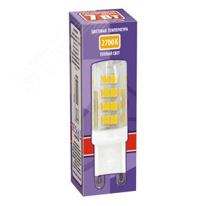 Лампа светодиодная LED 7Вт G9 400Лм 220V/50Hz теплый - фото 2