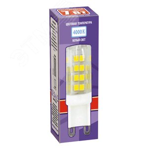 Лампа светодиодная LED 7Вт G9 400Лм 220V/50Hz белый - фото 2