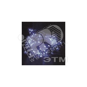 Гирлянда 30LED 3м IP20 фиолетовая (на батарейках) - Jazzway