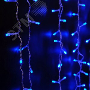 Гирлянда Занавес световой 625LED 2.5х1.5м уличный синий - Jazzway