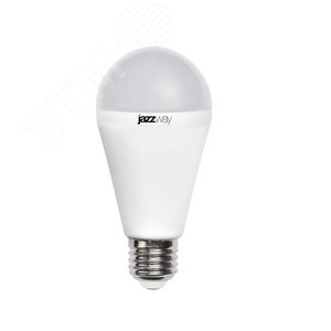 Лампа светодиодная LED 15Вт E27 холодный белый матовая груша - Jazzway