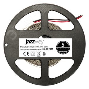 Лента светодиодная LEDx60/м 1м 6Вт/м 12В белый IP65 (5 м) - фото 3