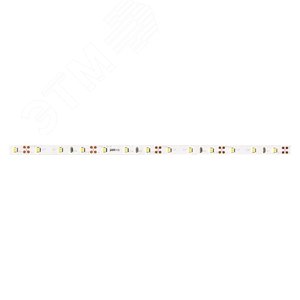 Лента светодиодная LEDx120/м 1м 10 Вт/м 12В теплый белый IP20 (5м)