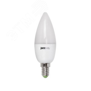 Лампа светодиодная LED 7Вт Е14 теплый белый матовая свеча (2859259)