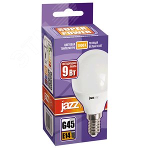 Лампа светодиодная LED 9Вт Е14 теплый матовый шар - фото 2