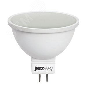 Лампа светодиодная LED 9Вт MR16 GU5.3 теплый - Jazzway