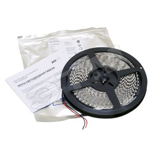 Лента светодиодная LEDx120/м 5м 9.6Вт 12В IP20 теплый белый - Jazzway