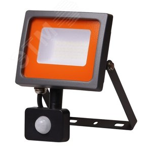 Прожектор светодиодный ДО-30 Вт SMD 6500К 2550 Лм датчик движения SMD - Jazzway