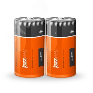 Элемент питания R20 солевой, уп. 2 шт. JAZZway Heavy Duty - Jazzway
