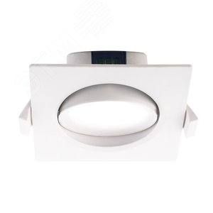 Светильник светодиодный ДВО-7W 4000K 490 Лм квадр/поворот 38 град IP40 2