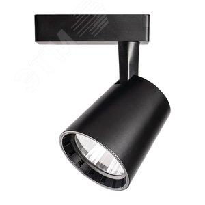 Светильник светодиодный трековый на шинопровод ДПО- 25w 4000K 24 град. BL (чёрный) IP40 - Jazzway