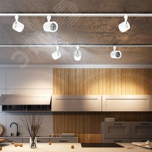 Светильник светодиодный трековый на шинопровод ДПО- 25w 4000K 24° WH (белый) IP40 jazzway (5010635) - фото 5